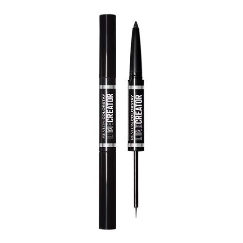 Long-Lasting Double-Ended Eyeliner with Gel and Liquid Formulas - Blackout 0.07oz