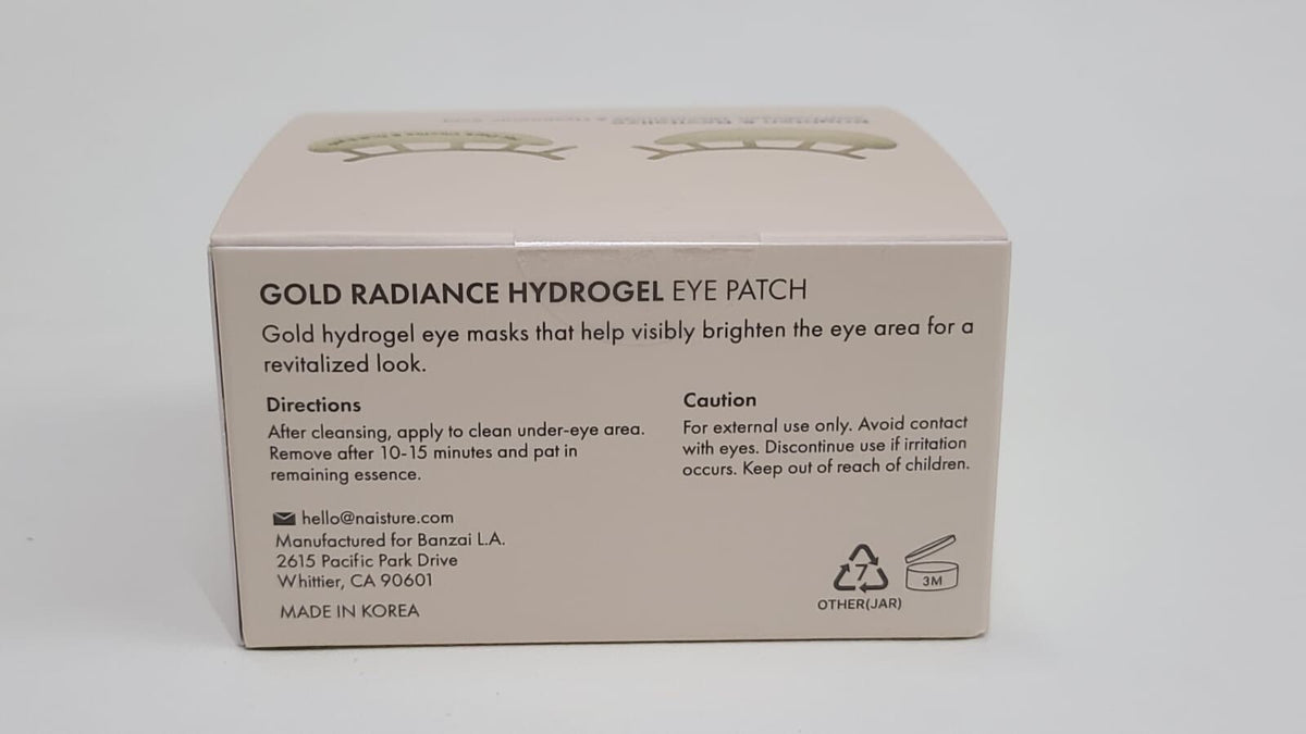 Naisture Gold Radiance Hydrogel Eye Patch for Dark Circles