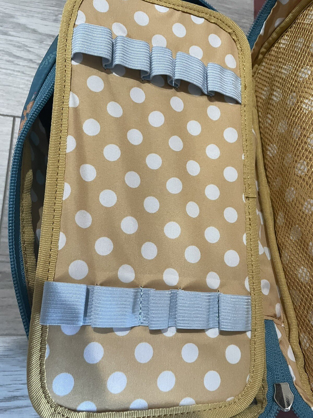 Matilda Jane Holiday Get Ready Train Case Cosmetic Bag with Inner Dividers