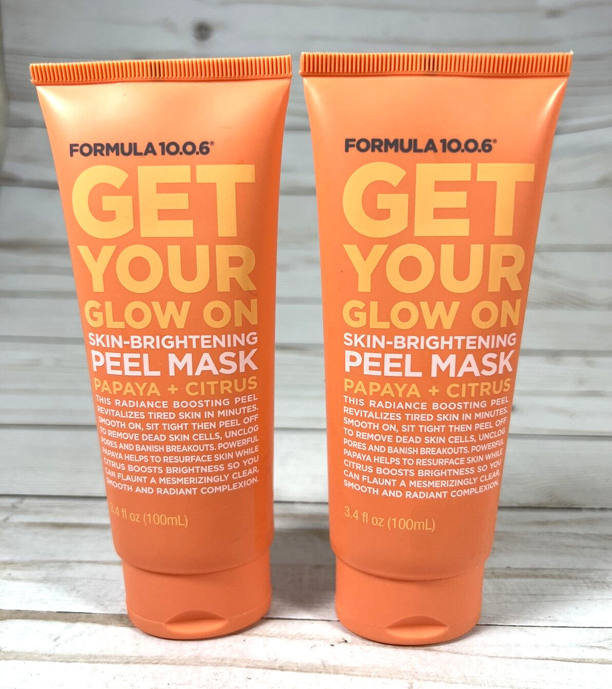 Skin-Brightening Peel Mask Papaya Citrus 3.4oz - 2 Pack