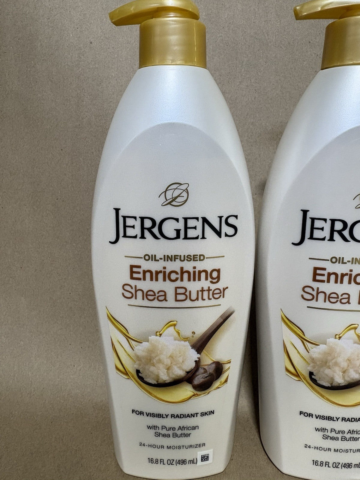 Jergens Enriching Shea Butter Body Lotion 16.8oz - 3 Pack