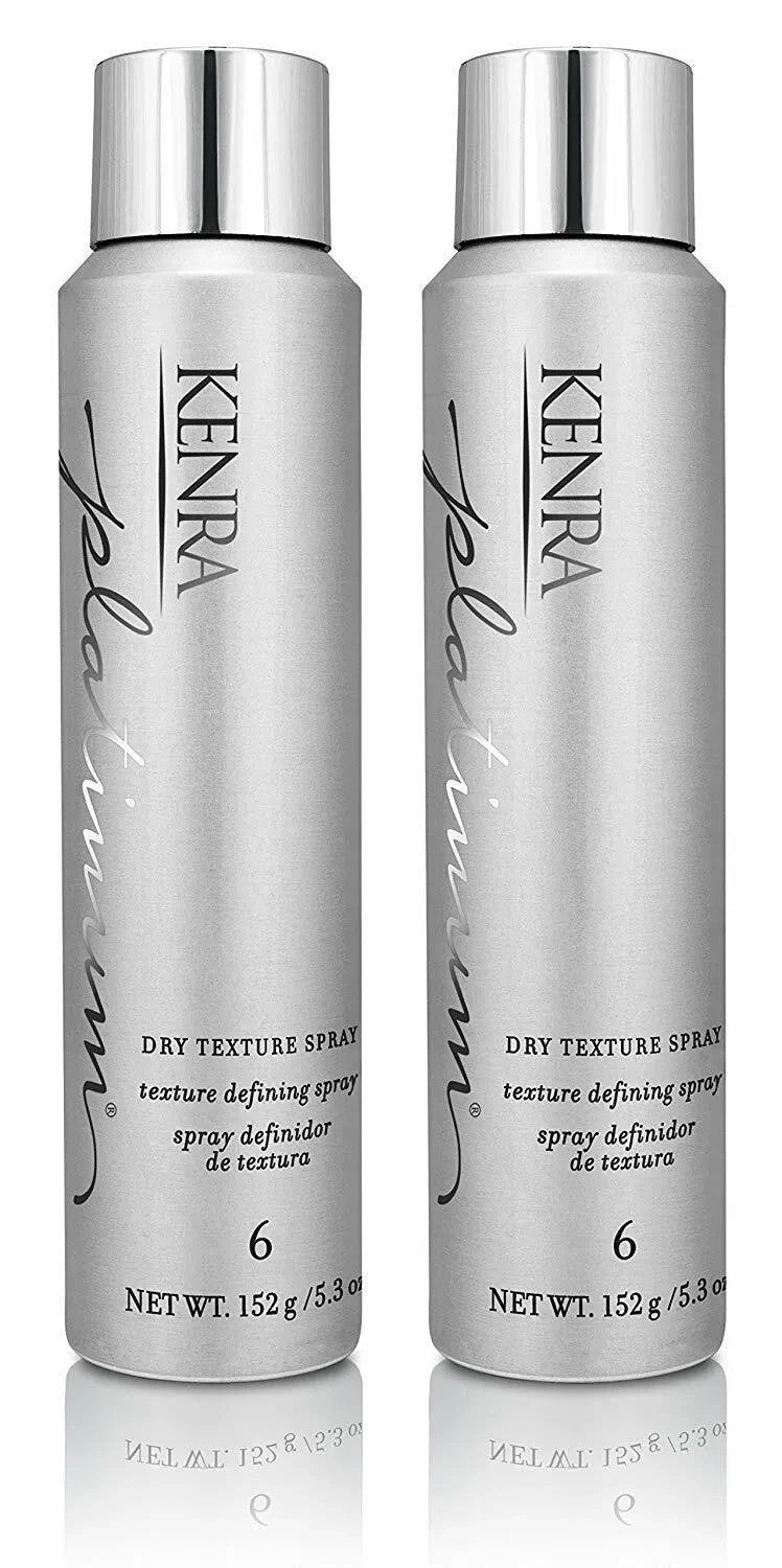 Kenra Dry Texture Spray #6 - Volumizing & Matte Finish, 5.3oz 2-Pack