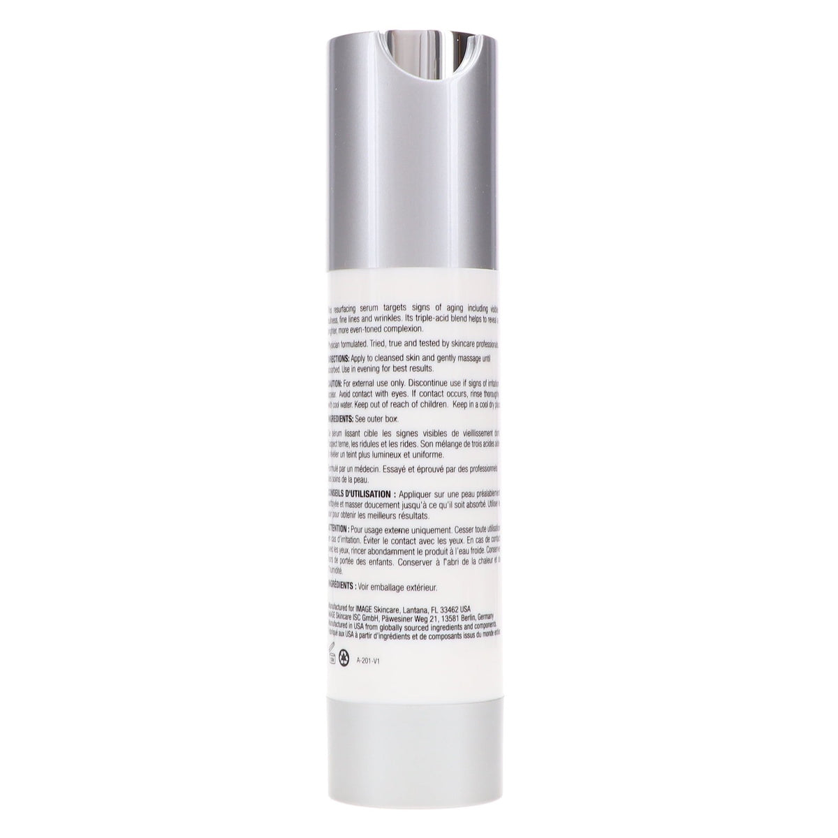 Anti-Aging Face Serum with Peptides & AHA - 50ml / 1.7oz, Youthful Skin