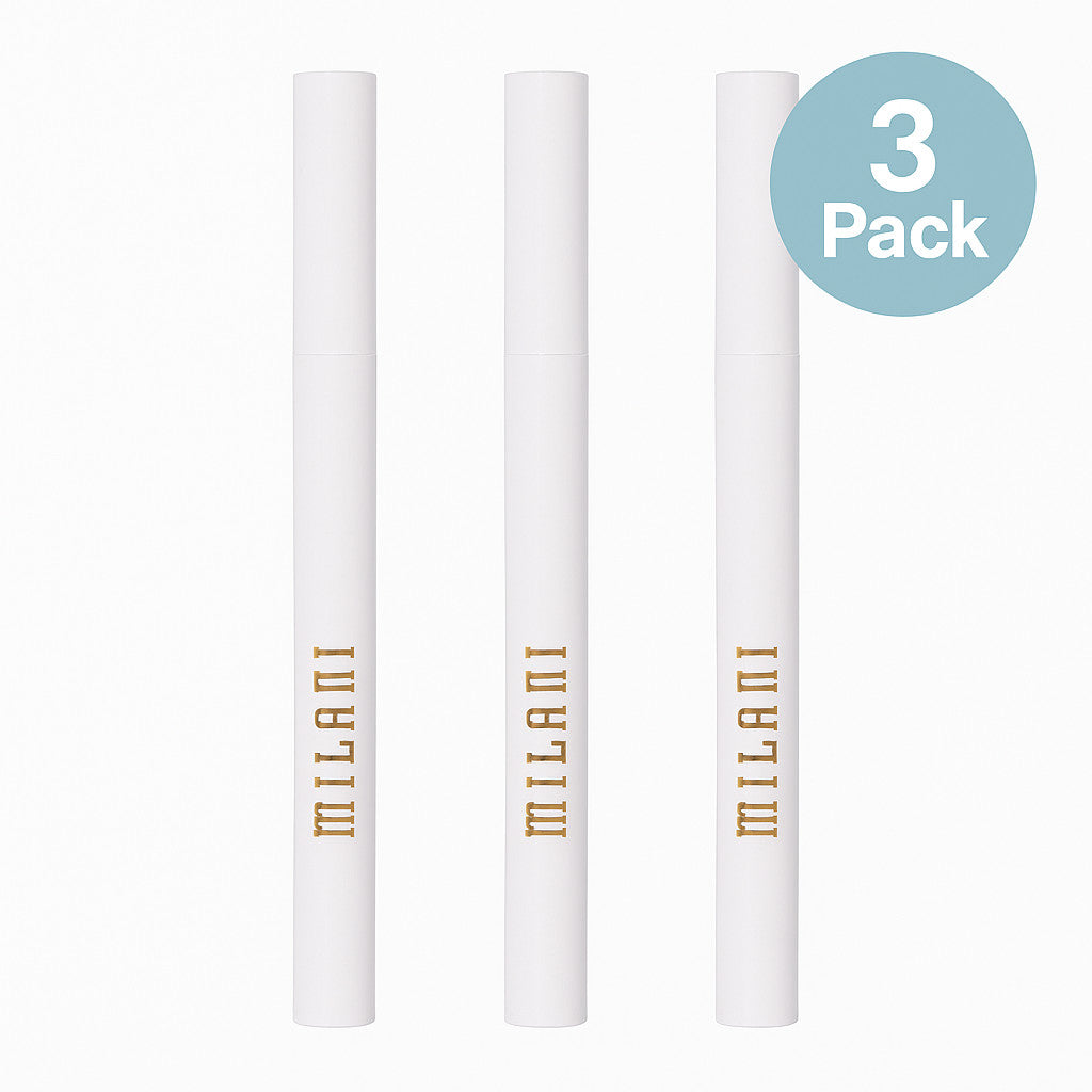 White Liquid Eyeliner - Waterproof, Precise Felt Tip, 3 Pack