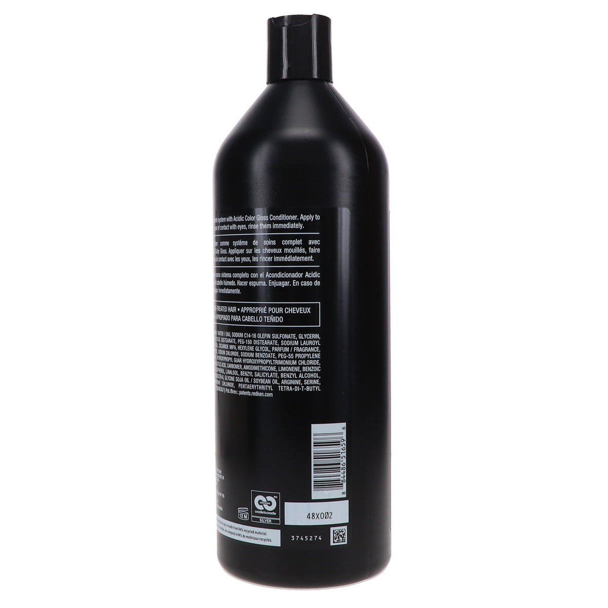 Redken Acidic Color Gloss Sulfate-Free Shampoo 33.8 oz for Vibrant Color Care