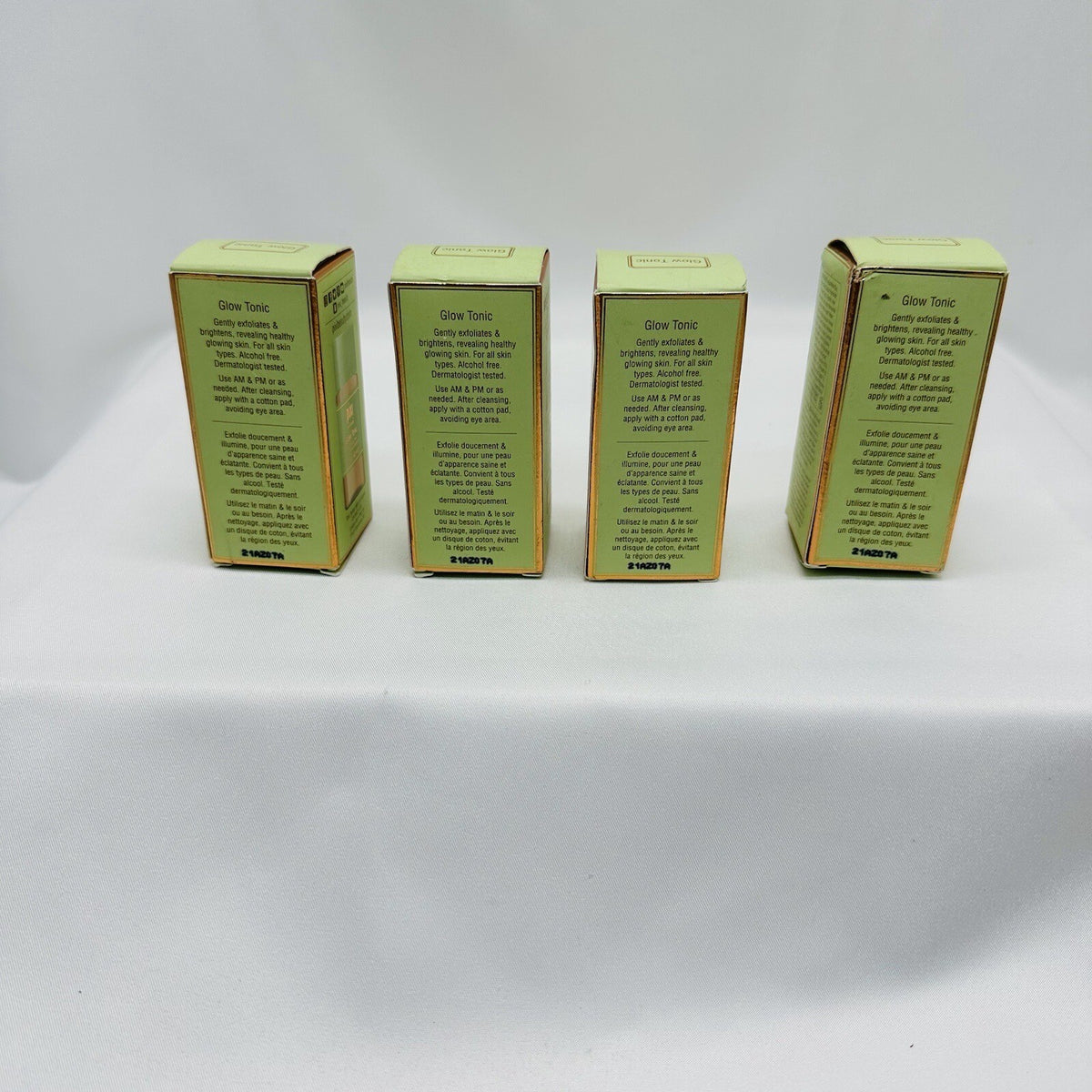 Pixi Glow Tonic Exfoliating Toner 5% Glycolic Acid - Pack of 4, 1.35 fl oz each