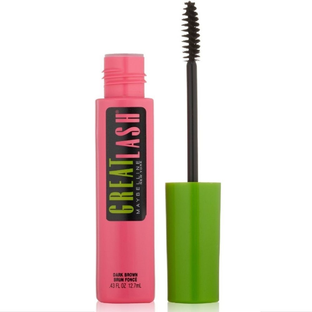 Volumizing Brownish Black Mascara - Washable, Lengthening & Thickening