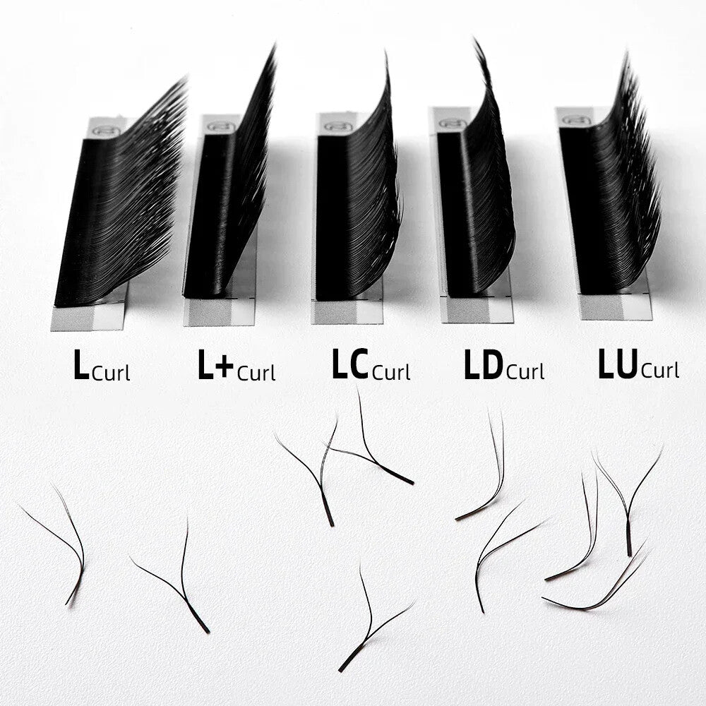 3D Premade Volume Eyelash Extensions Fans Faux Mink Lash Kit - Multiple Curl & Lengths