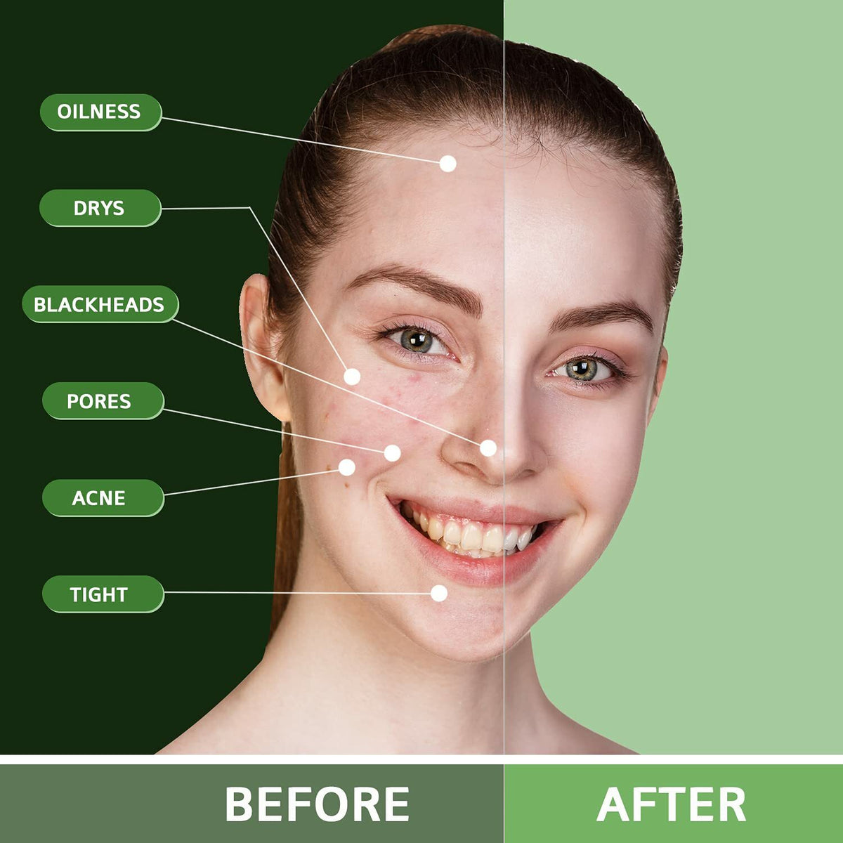 Green Tea & Eggplant Clay Stick Mask – Oil Control & Deep Clean