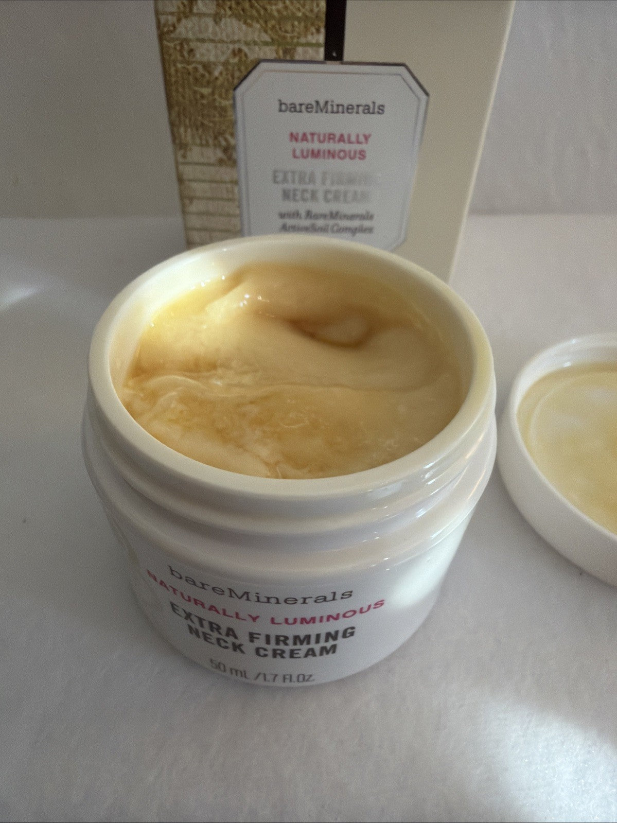 BareMinerals Naturally Luminous Extra Firming Neck Cream 1.7 Fl Oz