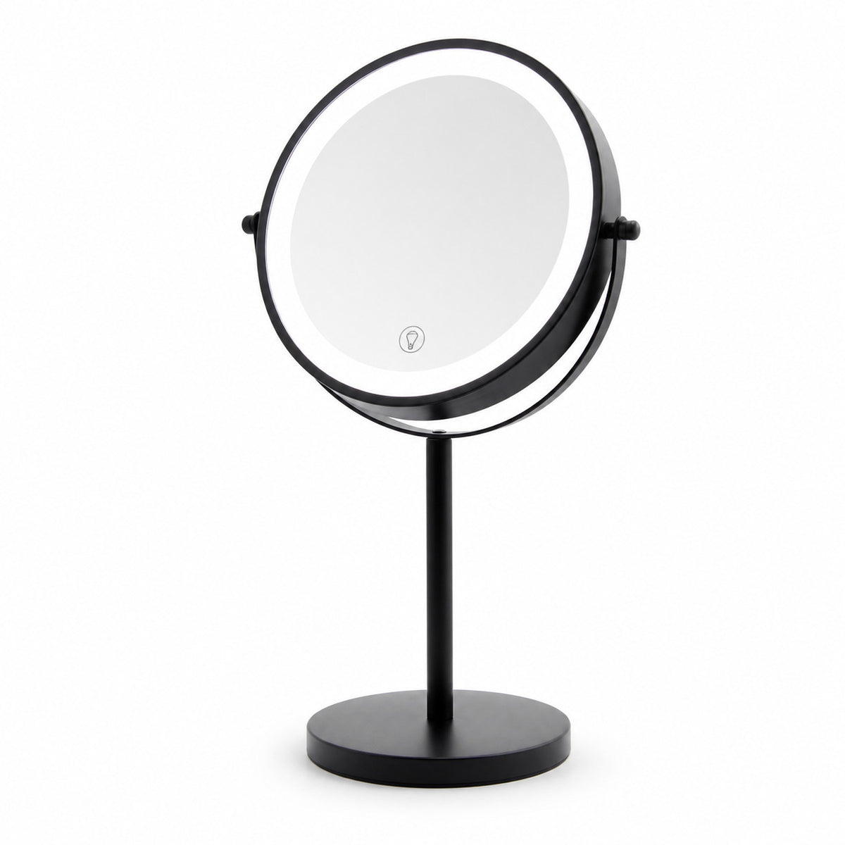 8-Inch LED Makeup Mirror with 3 Light Modes, Dimmable, Double-Sided
