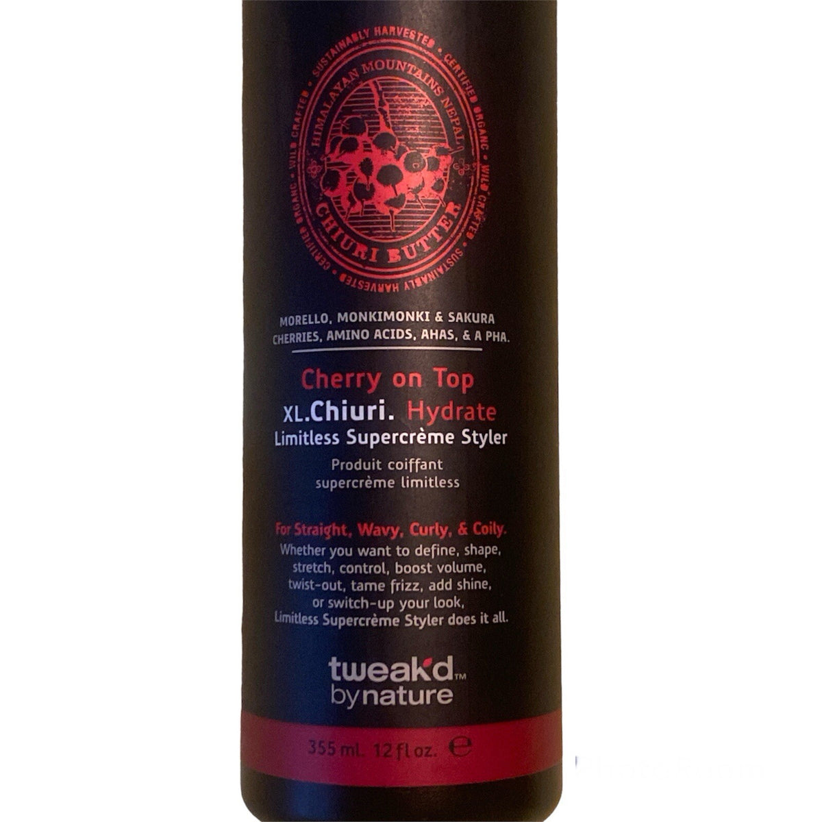 Tweak'd Chiuri Hydrate Limitless Supercreme Styler Cherry 12oz - Sealed with Pump