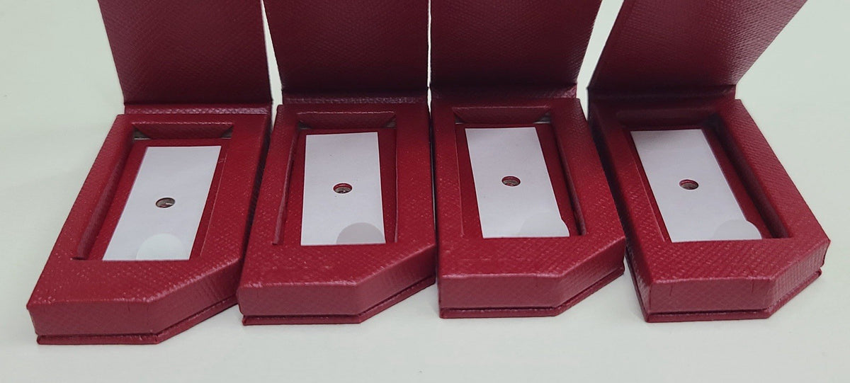 Lip Tint Compact Cases Set of 4 for Lip Makeup Refill Storage