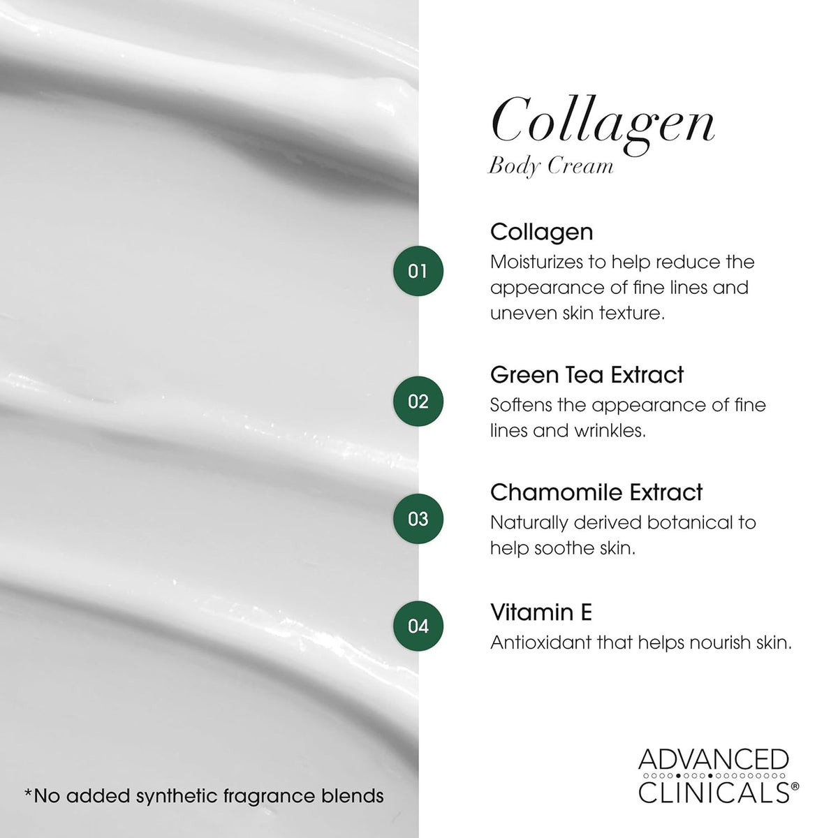 Collagen Body Lotion & Face Moisturizer with Vitamin E – 2-Piece Set