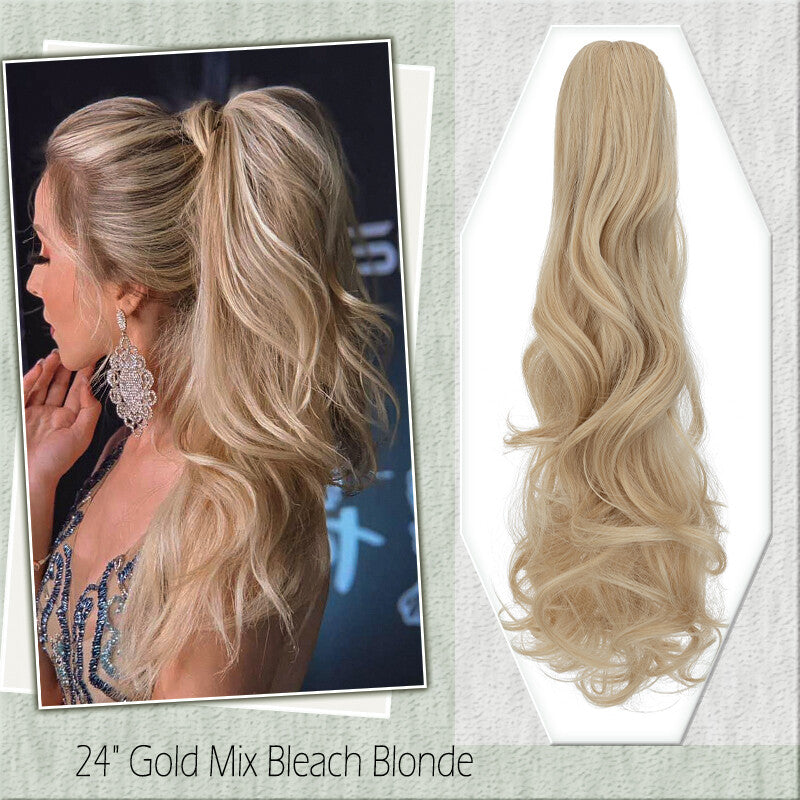 Fake Ponytail Clip-In Hair Extension Thick Natural Look 14 Inches