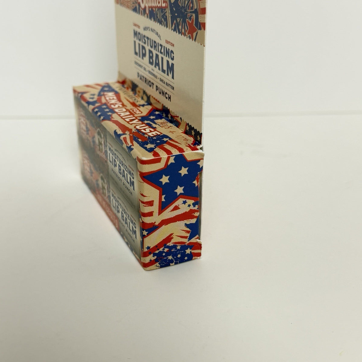 Lip Balm Set - Moisturizing Patriot Punch 2 Pack, 4 Total