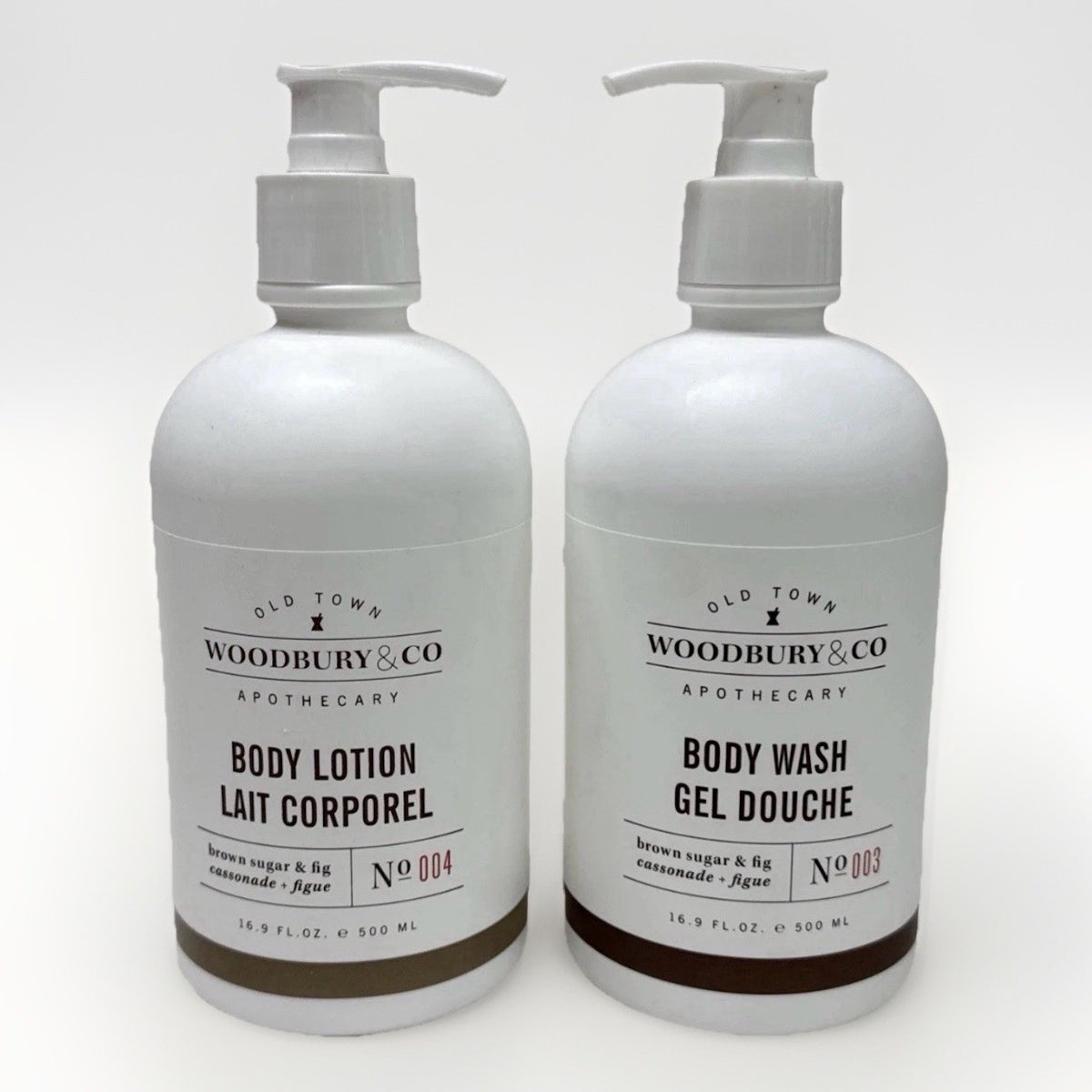 Body Wash & Lotion Set, 16.9oz, Brown Sugar & Fig