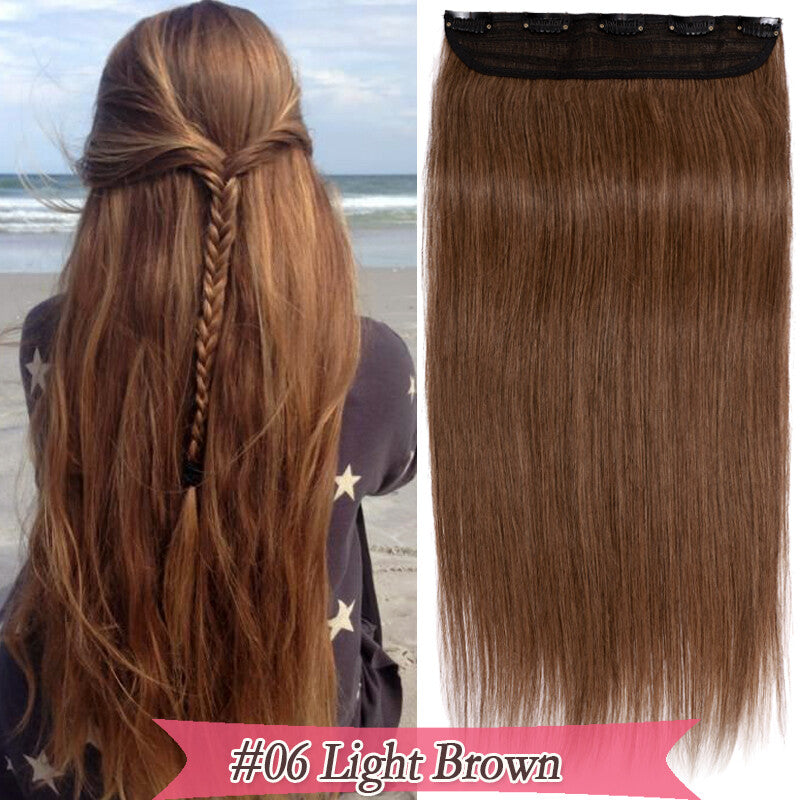Remy Human Hair Clip-In Extensions 3/4 Full Head Natural Styles 16-20 Inches
