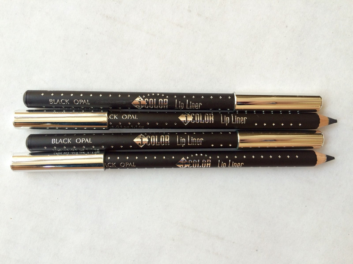Jordana Lip Liners Set of 4 Black Opal Discontinued - Matte Lip Pencils