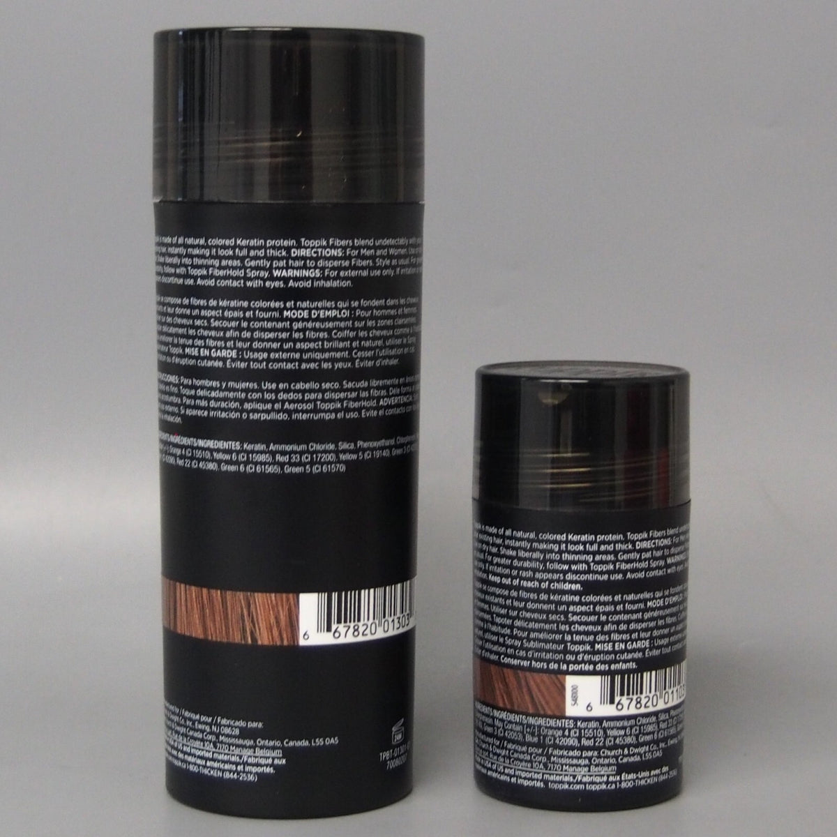 DUO Toppik Medium Brown Giant Size 55gr / 1.94oz & Med Regular