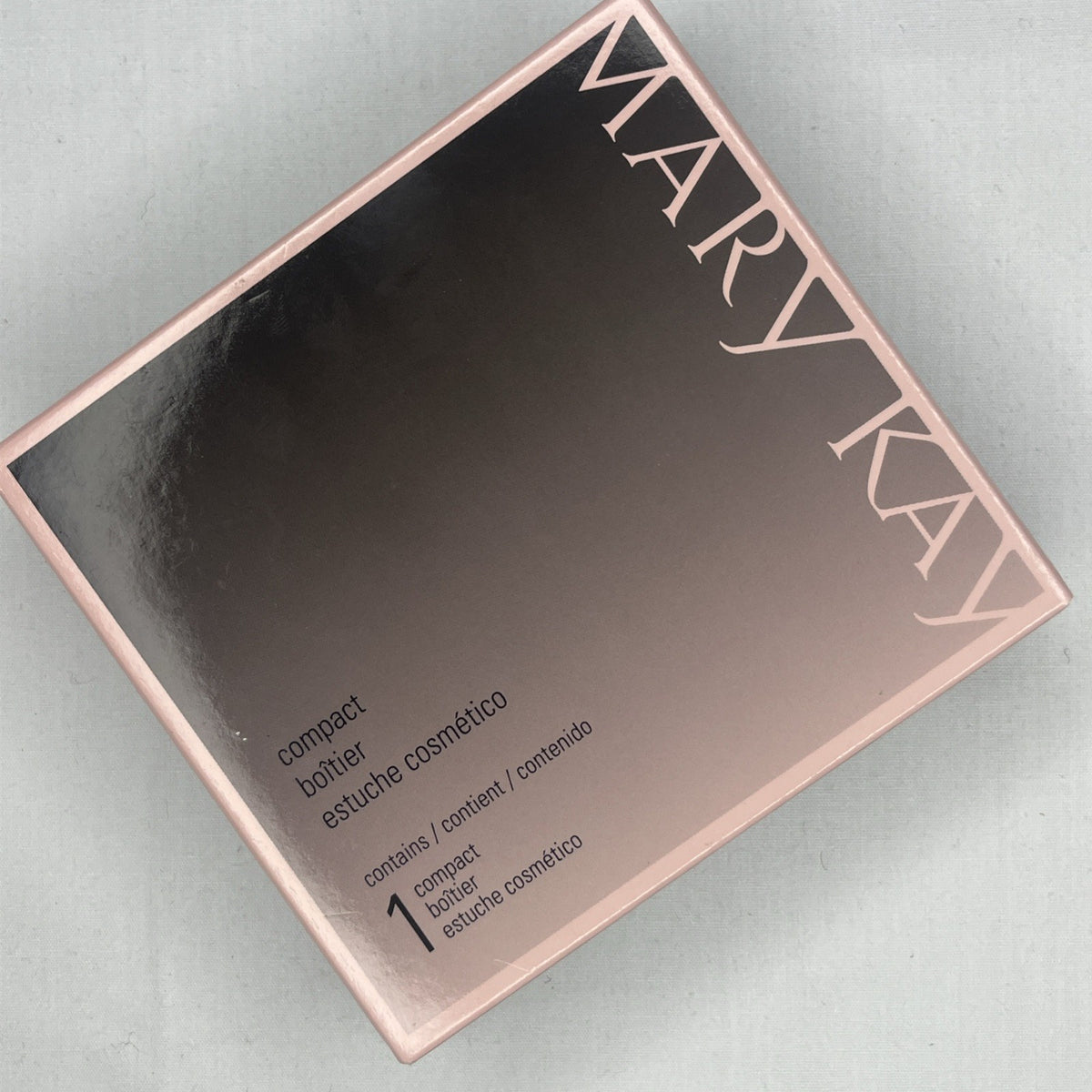 Mary Kay Magnetic Mirrored Compact with Mirror and Storage - Black