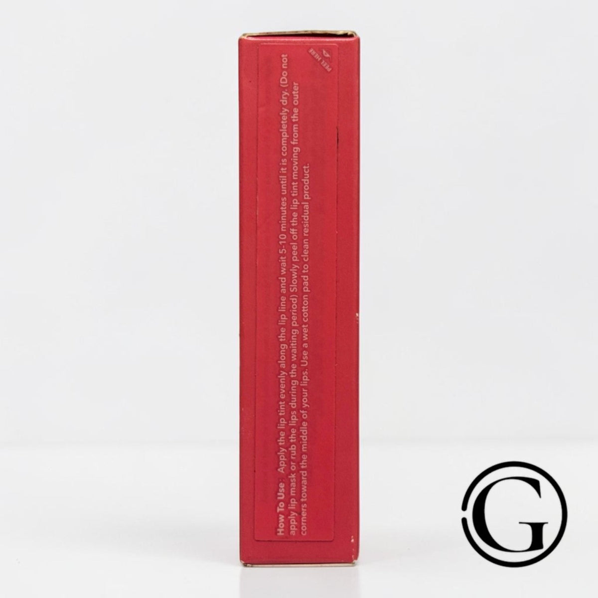 Lip Tint Peel-Off Red 3.3ml - Long-Lasting, Transfer-Proof Lip Color