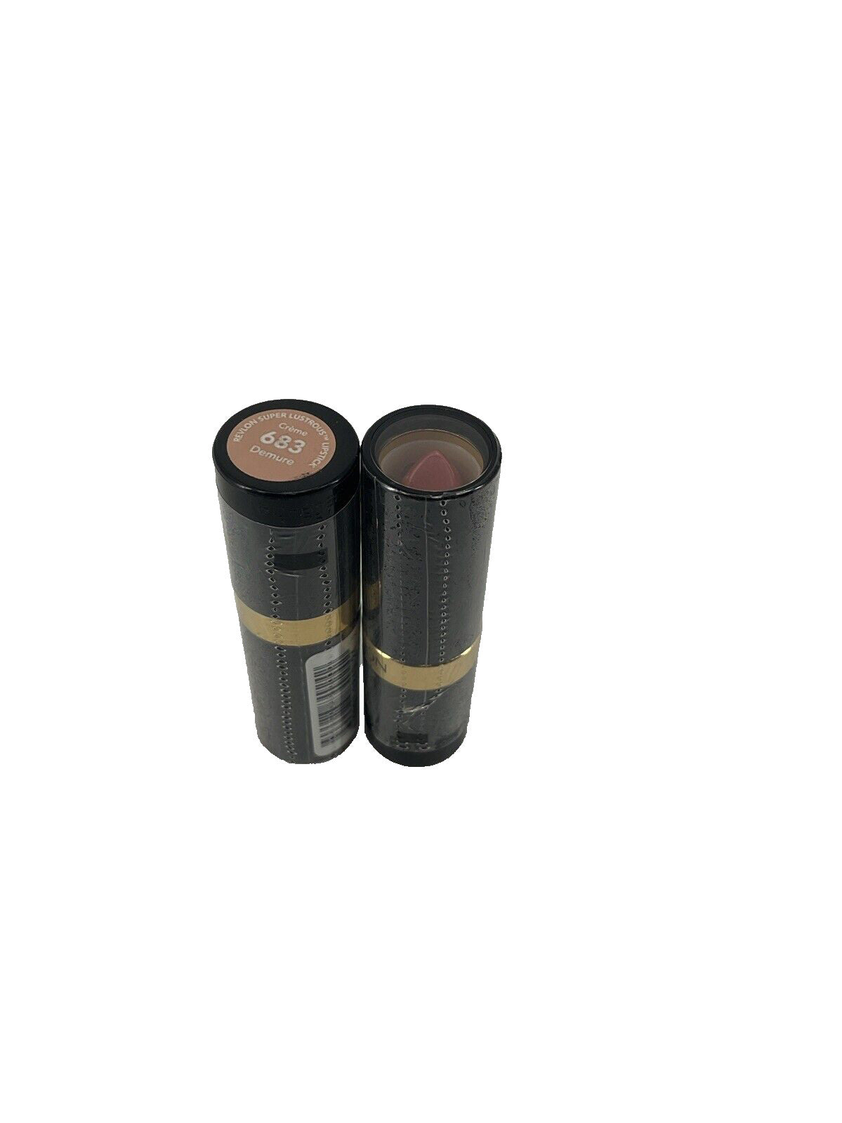 Revlon Super Lustrous Lipstick Creamy Demure Pink Peach Shade 2-Pack