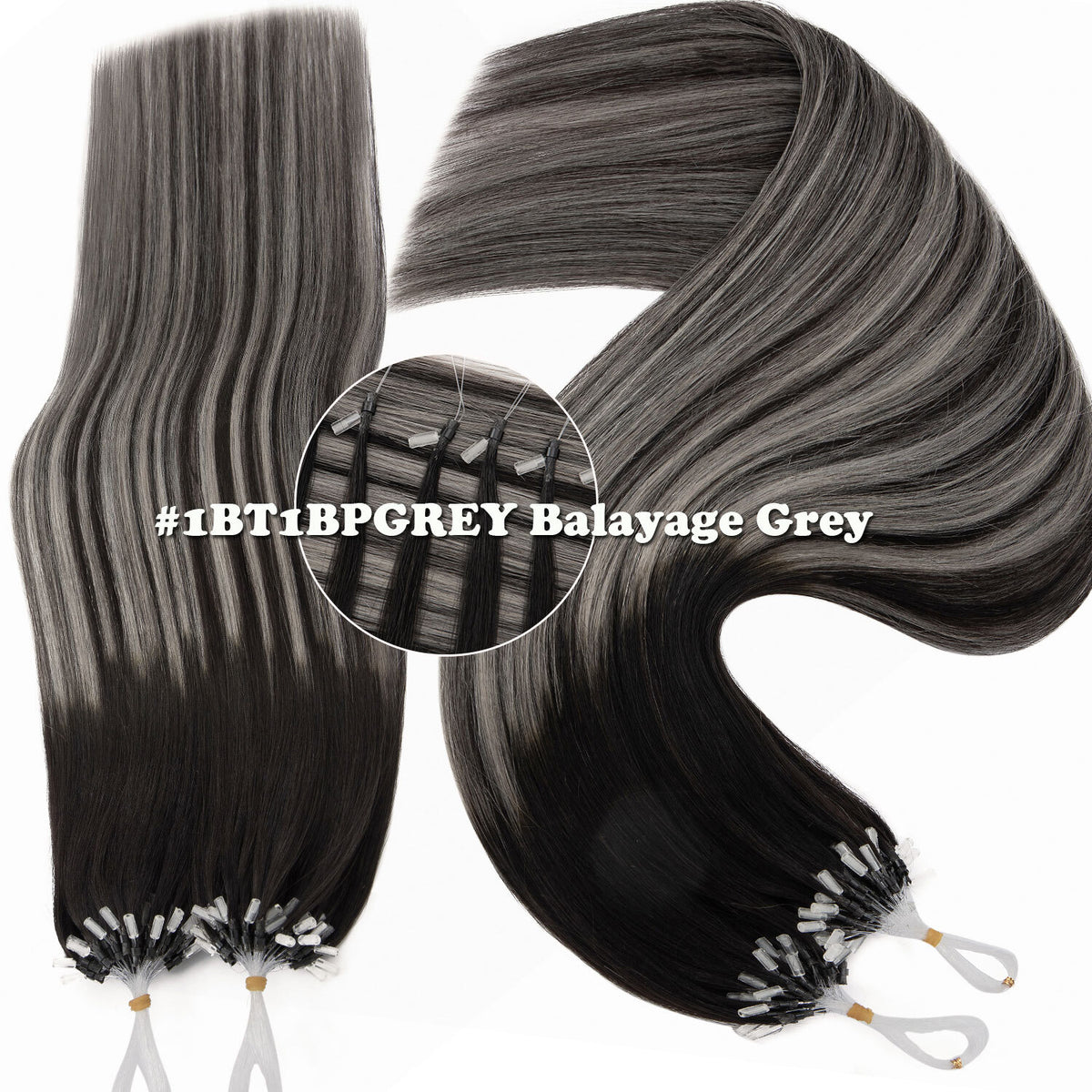 150g Micro Loop Hair Extensions Human Hair - Nano Bead Micro Links