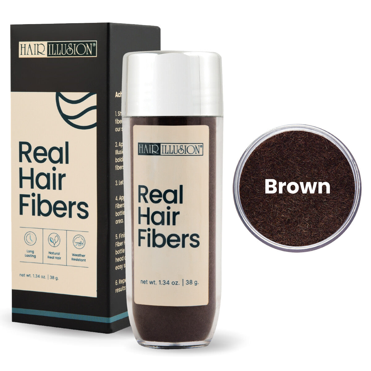 Hair Building Fibers for Thinning Hair & Bald Spots - 38g