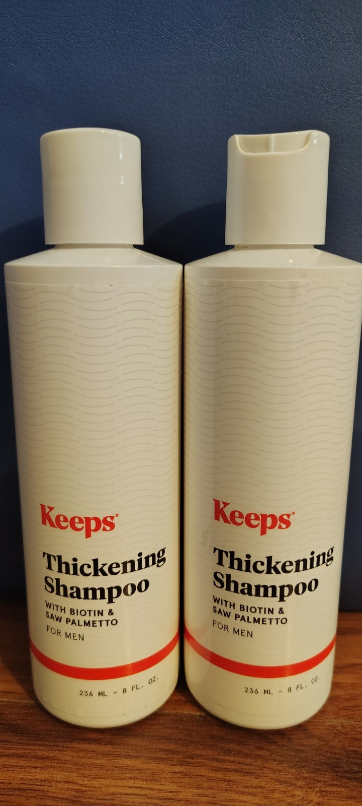 Men's Thickening Shampoo with Biotin & Saw Palmetto - 8 Fl Oz (Set of 2)