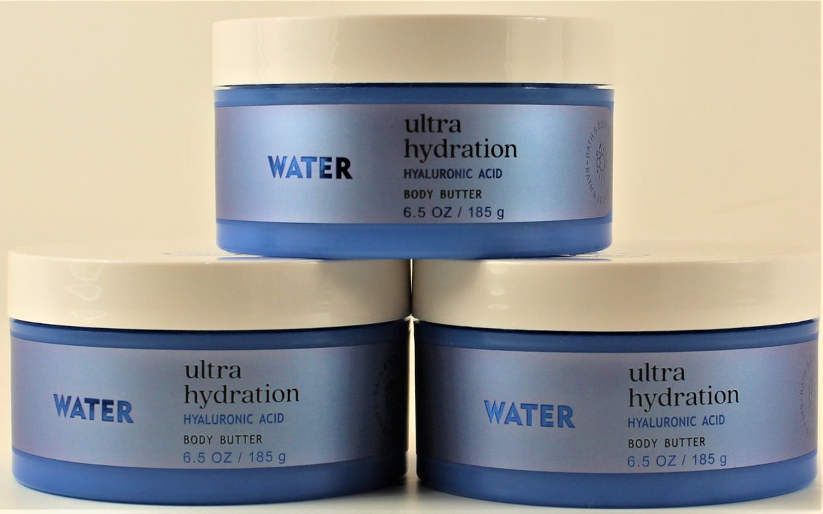 Body Butter Ultra Hydration Hyaluronic Acid 6.5oz, Pack of 3