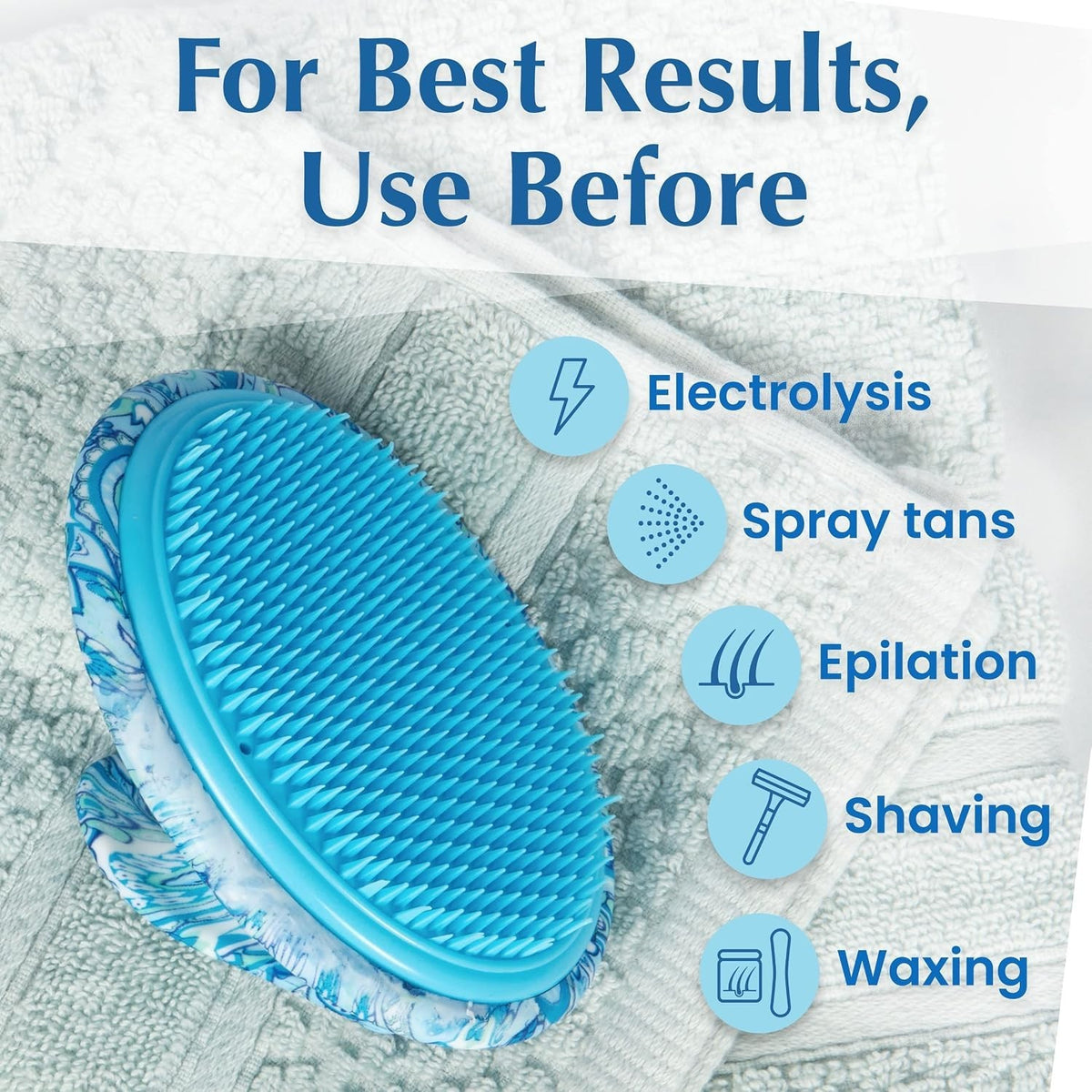 Gentle Exfoliating Brush for Ingrown Hairs: Pre-Shave Skin Treatment