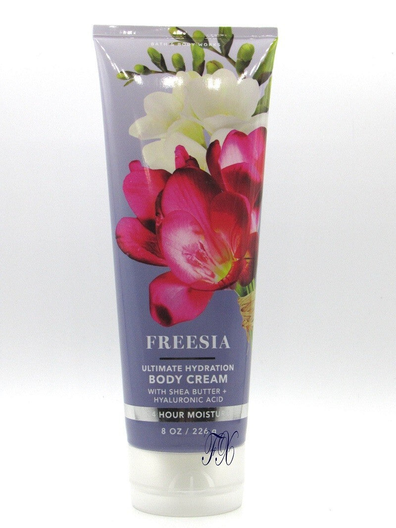 Freesia Body Cream 8 oz with Shea Butter & Hyaluronic Acid
