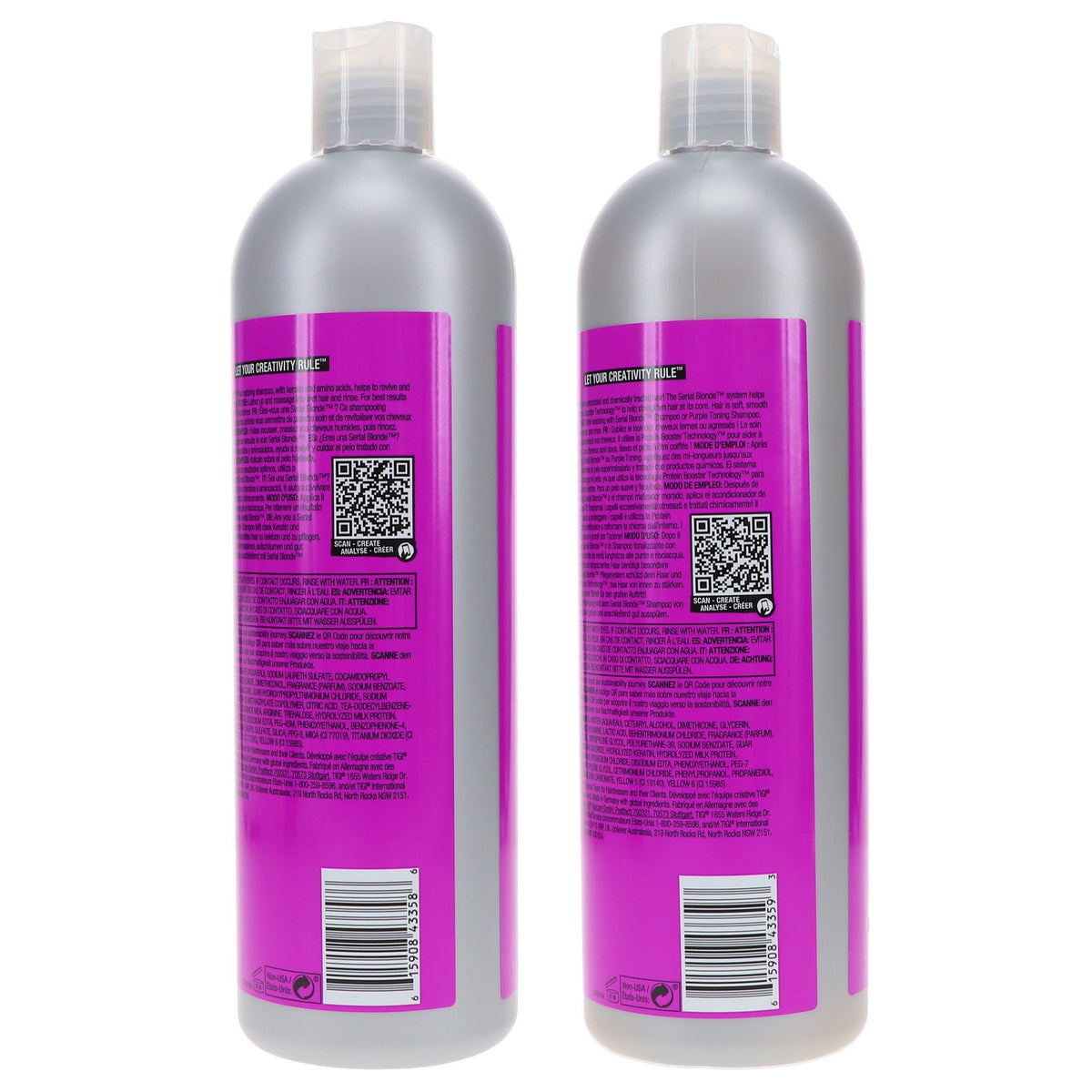 TIGI Serial Blonde Restoring Shampoo & Conditioner Combo Pack 25.36 oz
