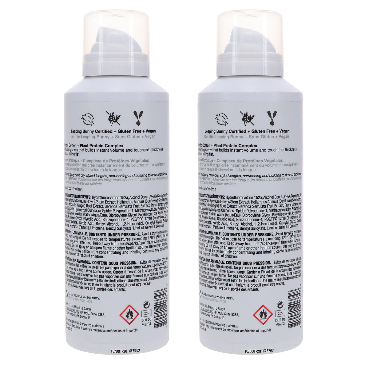 Dry Volume & Thickening Hair Spray 5.4 oz - Pack of 2