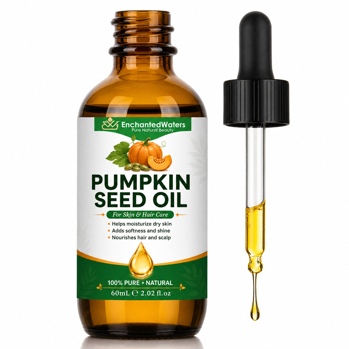 Pumpkin Seed Oil Pure Organic Carrier Oil