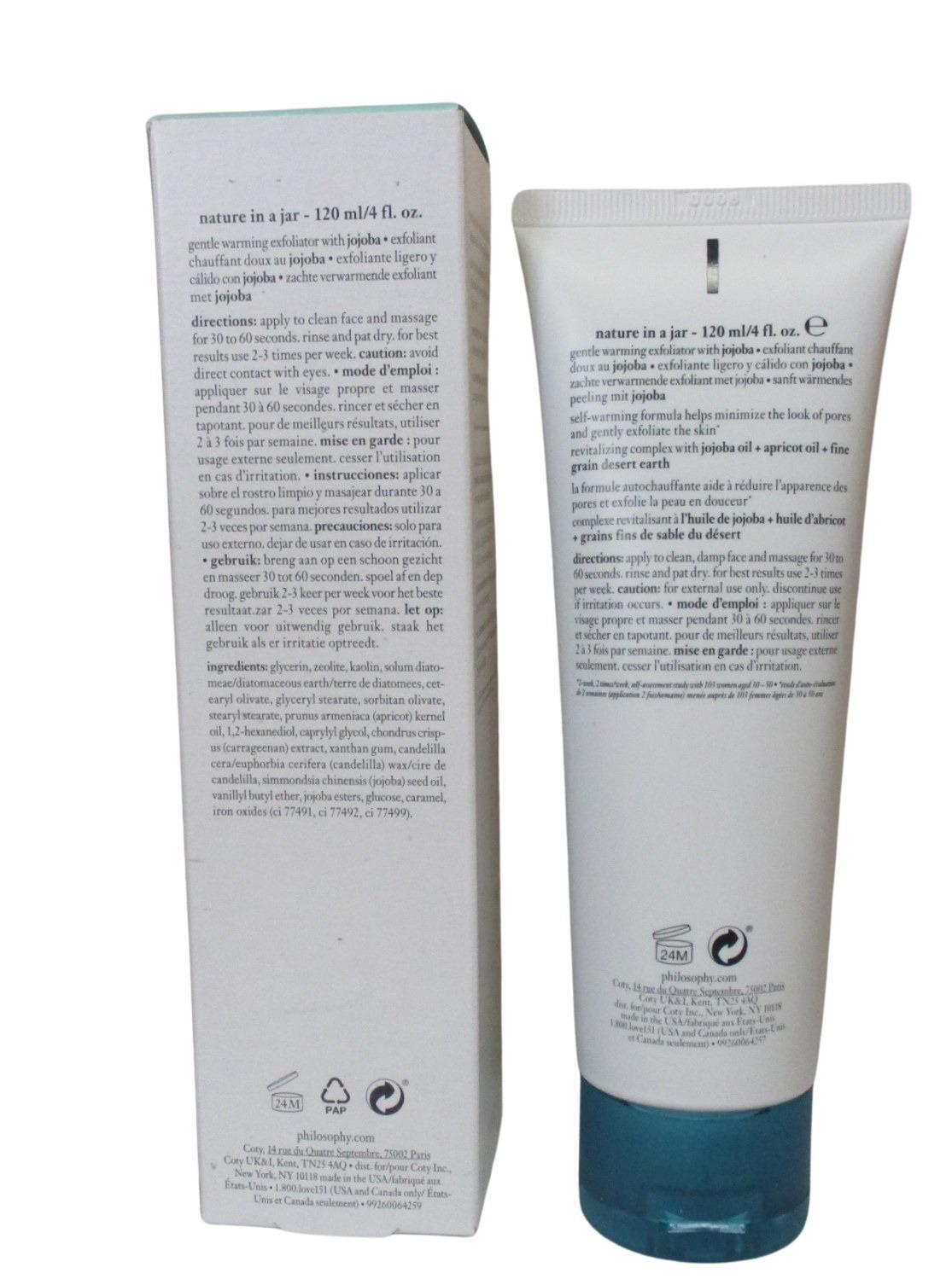 Philosophy nature In a Jar Gentle Warming Exfoliator with Jojoba, 4 oz