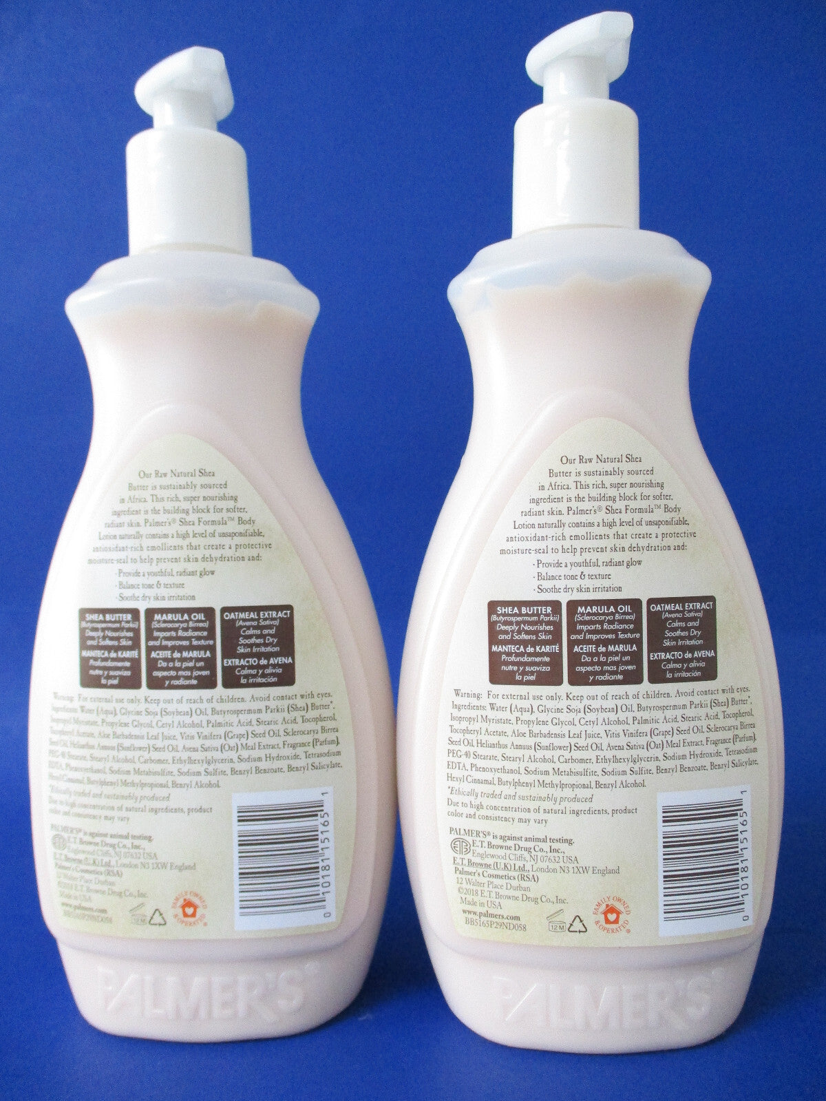 Palmer's Shea Butter Formula Raw Body Lotion 17 oz LOT OF 2
