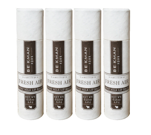 Moisturizing Goat Milk Lip Balm Set - Natural Ingredients, 4-Pack