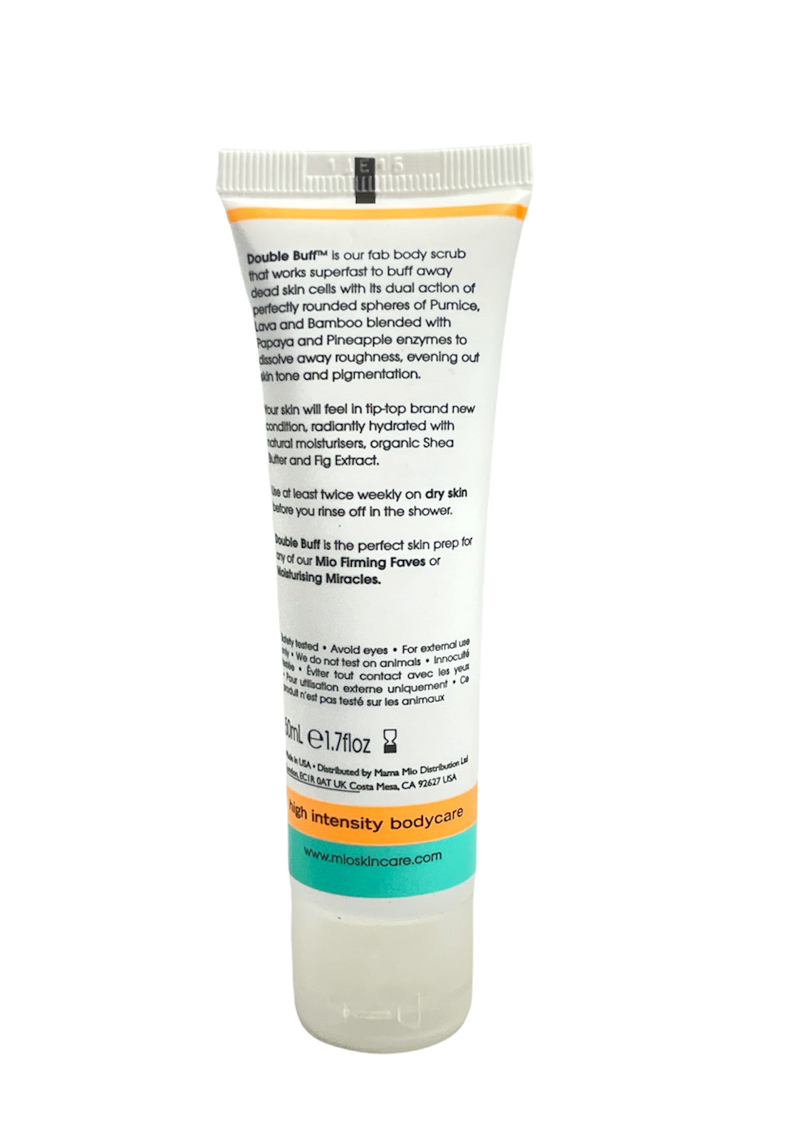 Mama Mio Double Buff Dual Action Enzyme Exfoliator 50ml/1.7fl.oz. New