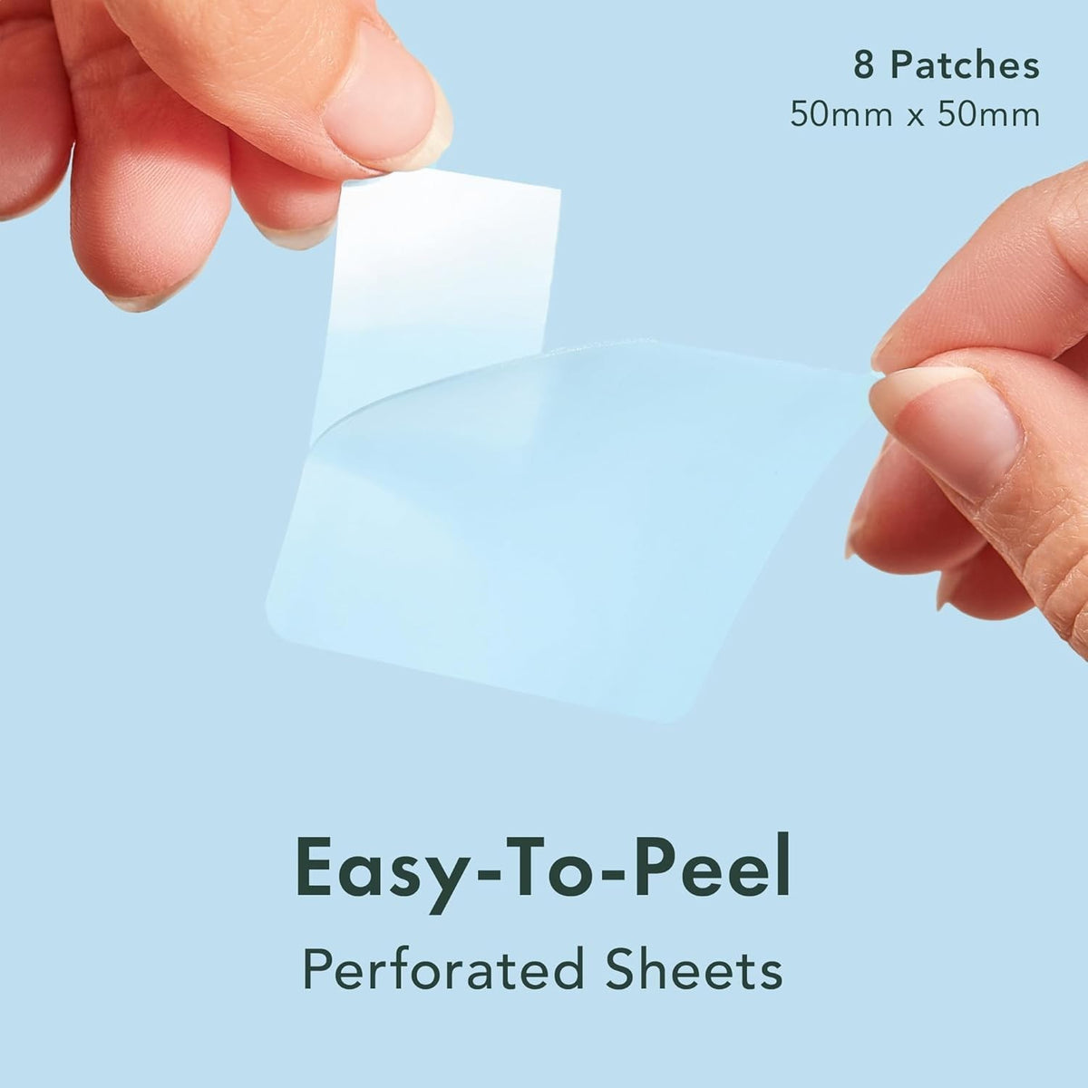 Large Hydrocolloid Pimple Patches - 50mm Absorbent Blemish Cover for Face & Body