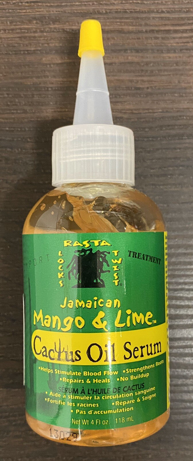 Jamaican Mango & Lime Cactus Oil Serum - Hair Root Strengthening & Repair - 4oz
