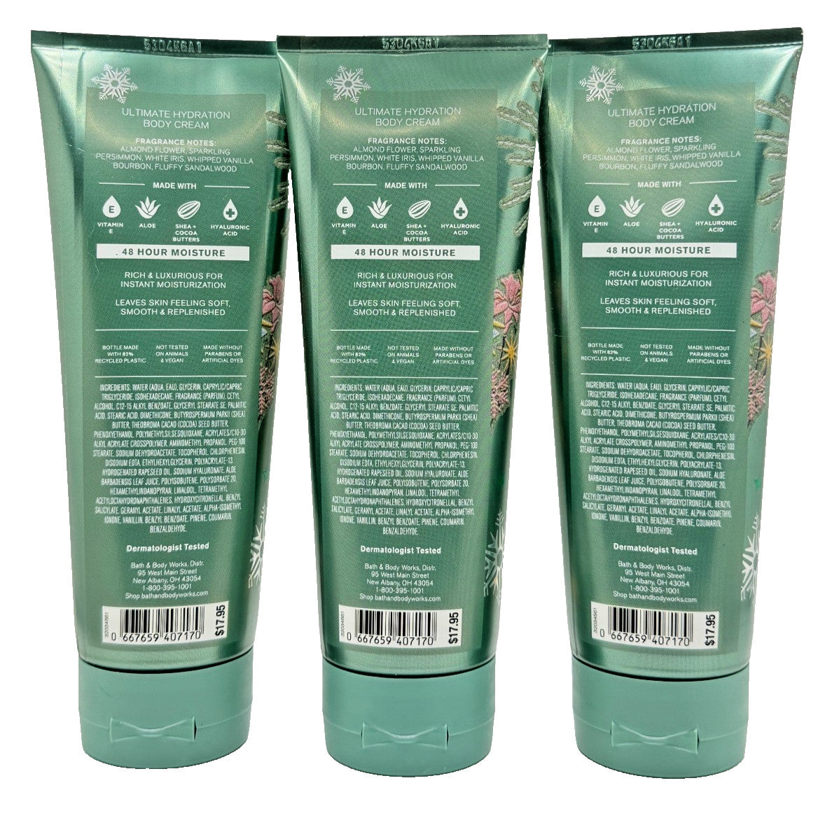 Magic In The Air Body Cream Lotion - 3 Pack (8 oz Each)