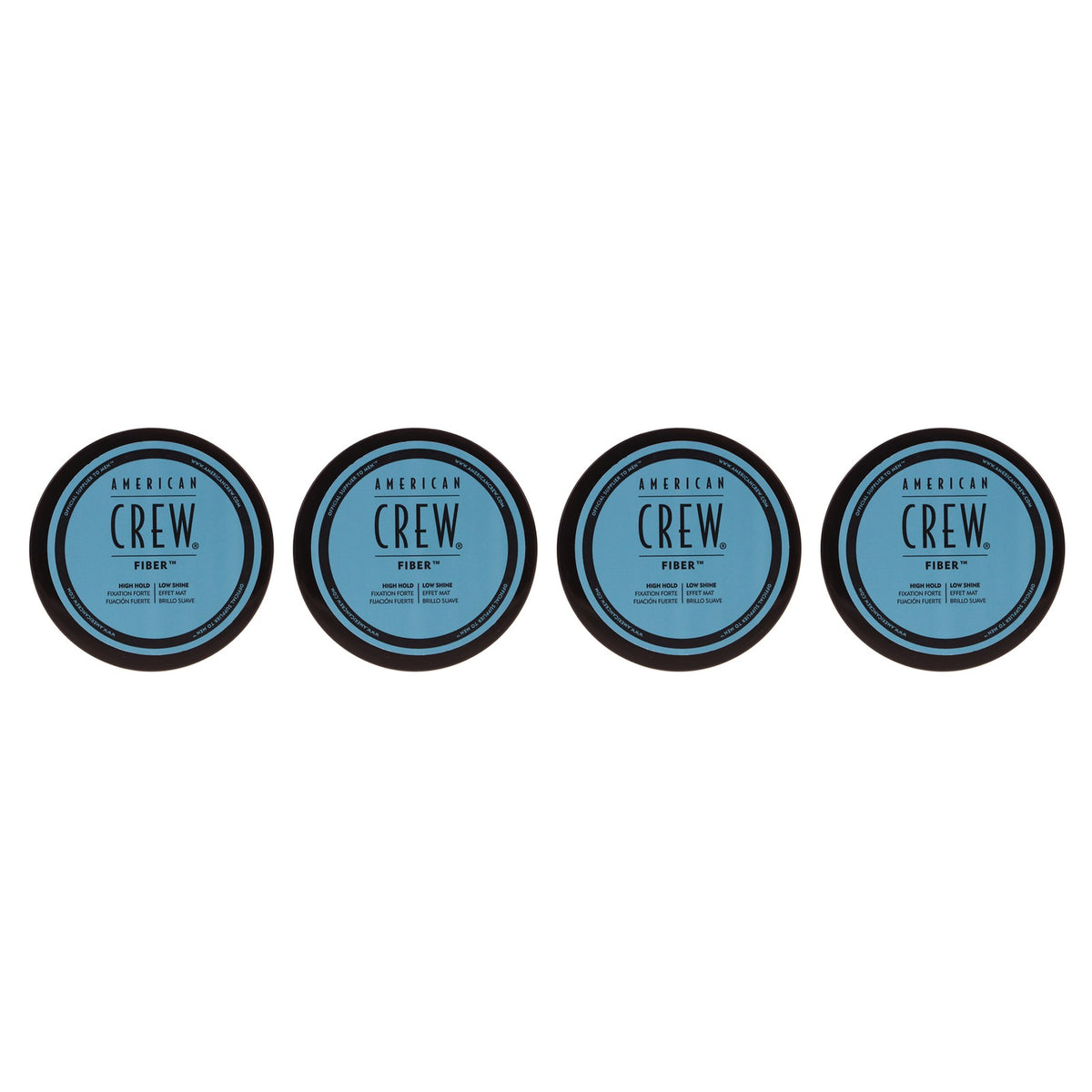 American Crew Fiber 3 oz – 4 Pack, High Hold Matte Finish Hair Wax