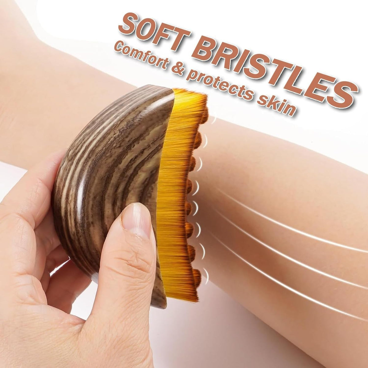 Lymphatic Face Brush - Manual Drainage Massager for Skin Rejuvenation