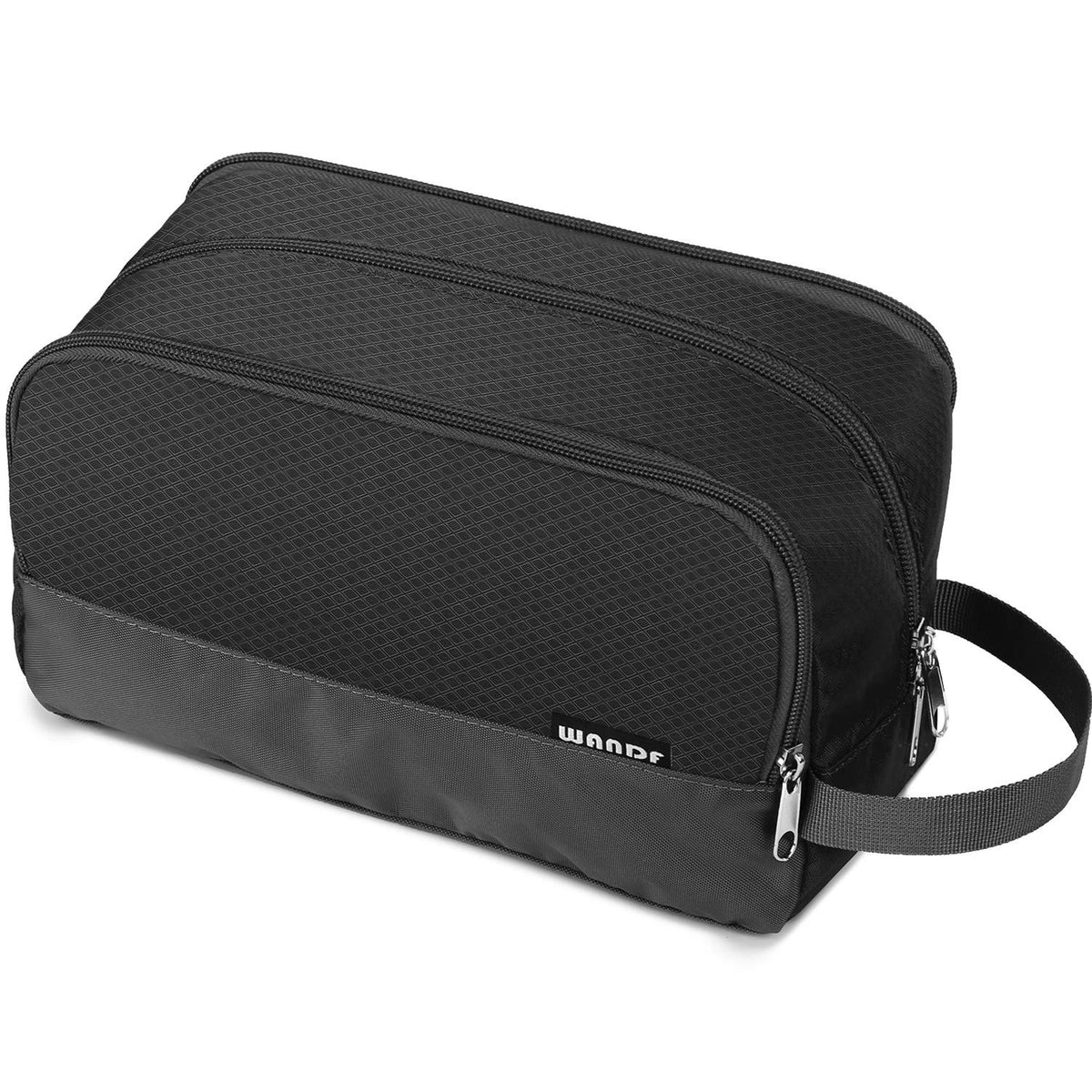 Men's Water-Resistant Travel Toiletry Bag Dopp Kit with Multiple Compartments