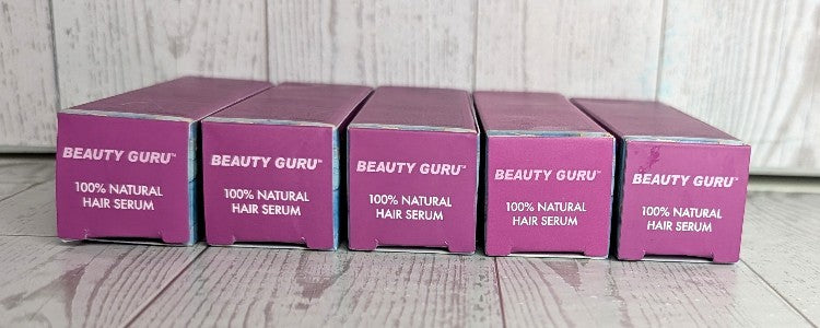 Natural Hair Serum with Keratin & Oil Blend - 5 Pack