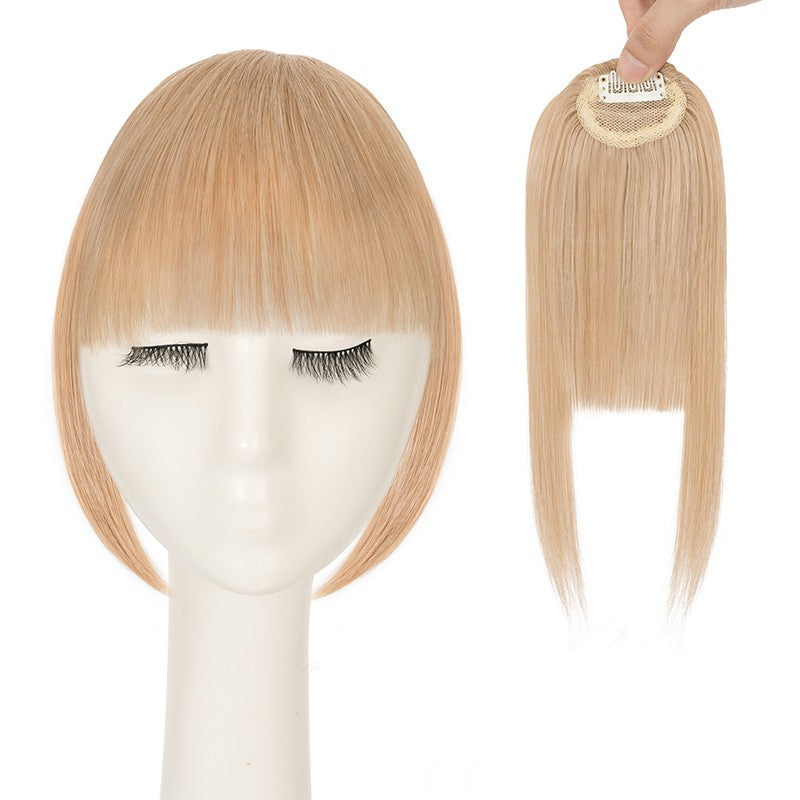 Women Braid Headband Topper with Bangs - Instant Hair Fringes & Hairbands