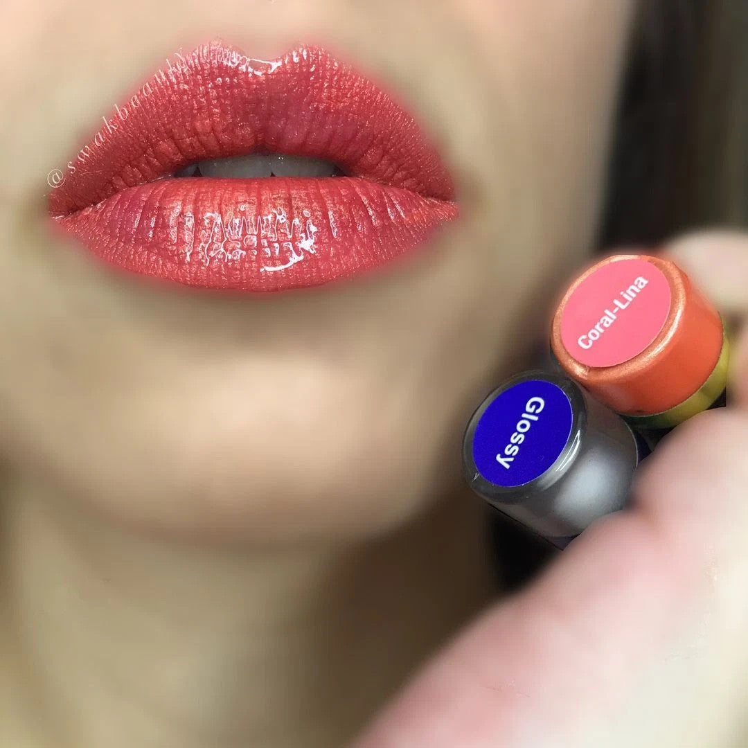 Long-Lasting Lip Color & Gloss Set - All Shades, Smudge-Proof & Waterproof