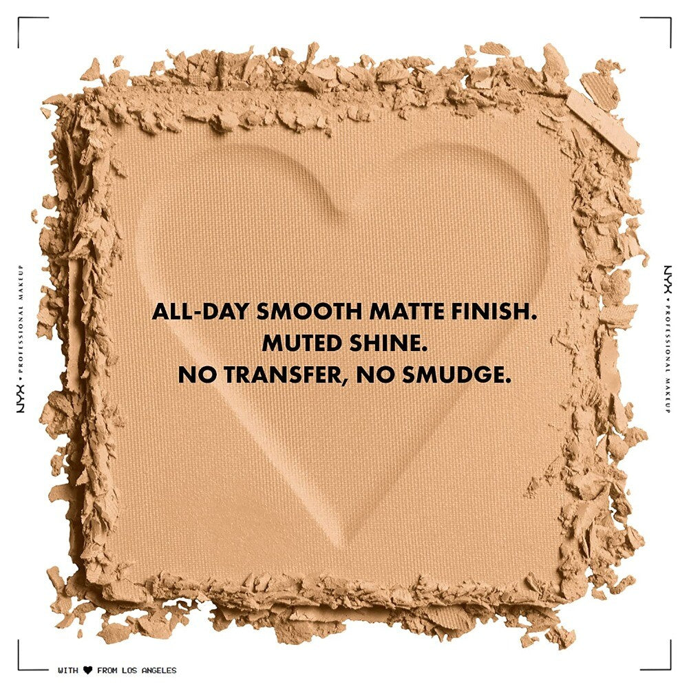 Matte Pressed Face Powder for Oil Control & Shine Minimize - All Shades